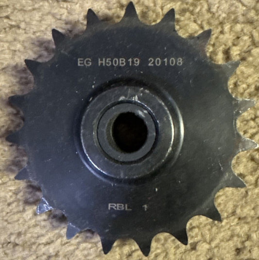 EG H50B19 20108 RBL 1 SPROCKET 19 TEETH – a spe spe on the floor