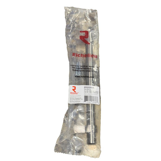 PULL MET 160MM (8/32)BRUSH NIC GREY BP5016160195, Richelieu – a piece of plastic wrap with a red arrow on it
