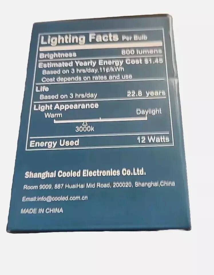 Traditional Dimmable BR30 Floodlight Bulbs 2-Pack Soft White 3000K RA 90, Energ, Bubo – a blue plastic box with a label on it