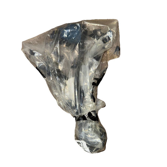 TRQ Front Left Upper Rearward Control Arm with Ball Joint Drivers Side 102-7163 – a sculpture of a cow with a black and white face