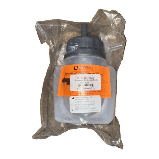 7310P-603 Reusable Collection Bottle DeVilbiss, DaveyDooDeals – a bottle of liquid in a plastic bag