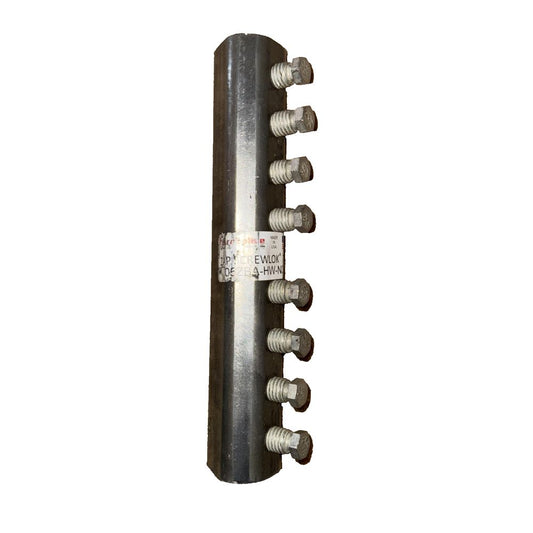 Bar Splice Screw Lok Type 2 05ZBA-HW-N38B – a metal pole with three bolts on it