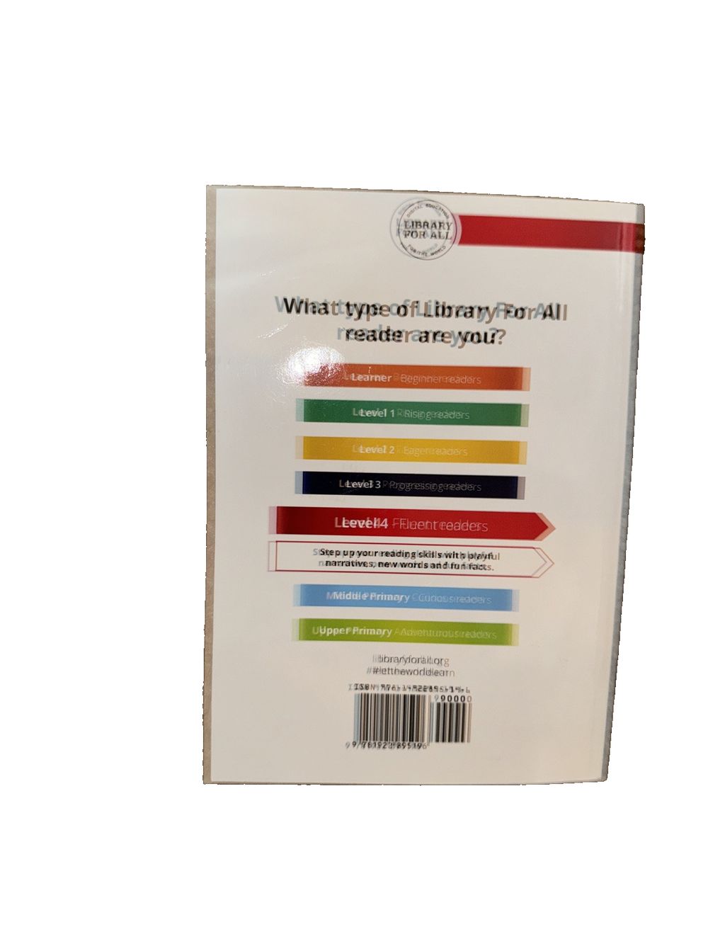 Sweety Stands Up, DaveyDooDeals – the book cover for the book, which is a white background with a red, yellow, green