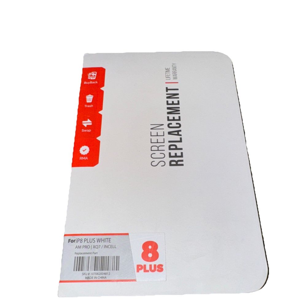 LCD ASSEMBLY WITH STEEL PLATE COMPATIBLE FOR IPHONE 8 PLUS – White, Unbranded – a5 notebook with elastic closure