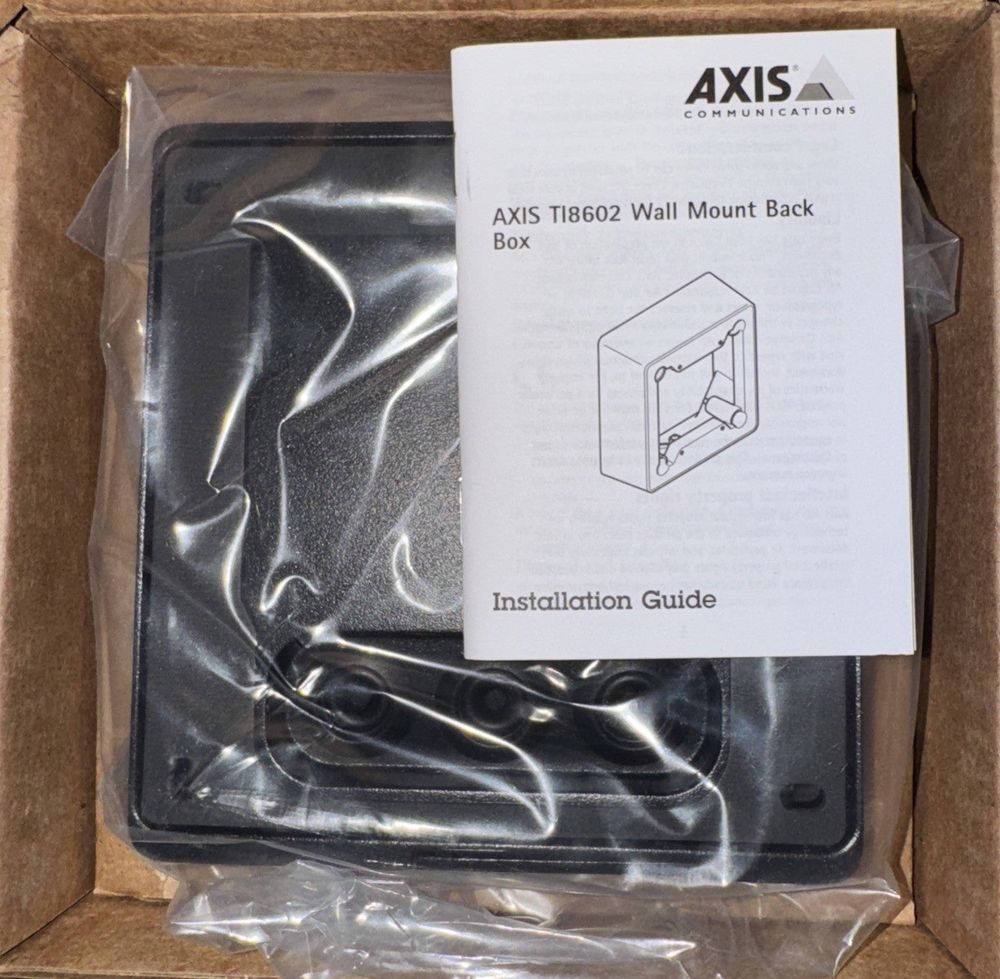 AXIS T18602 Wall Mount Black Box – axis tk021 wall mount kit