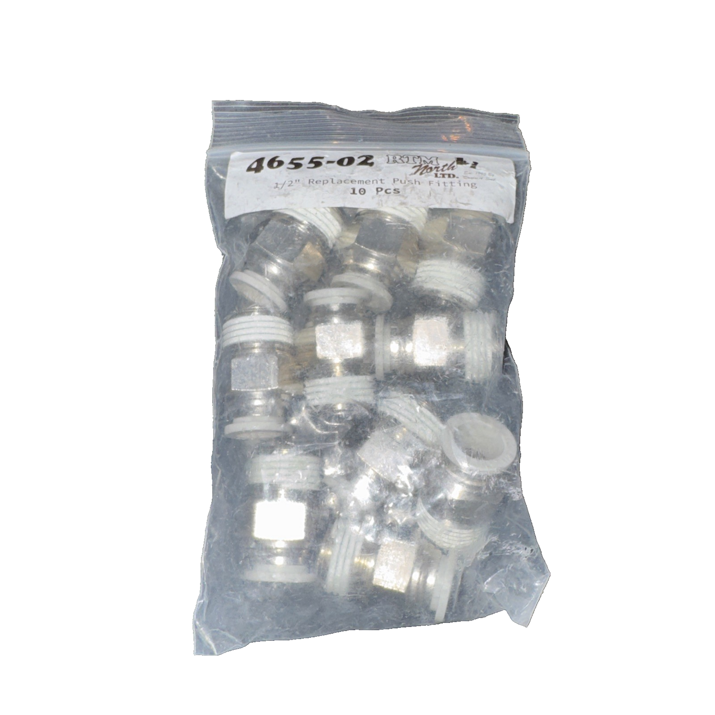 RTM 4655-02 1/2" Replacement Push Fitting 10 PCS