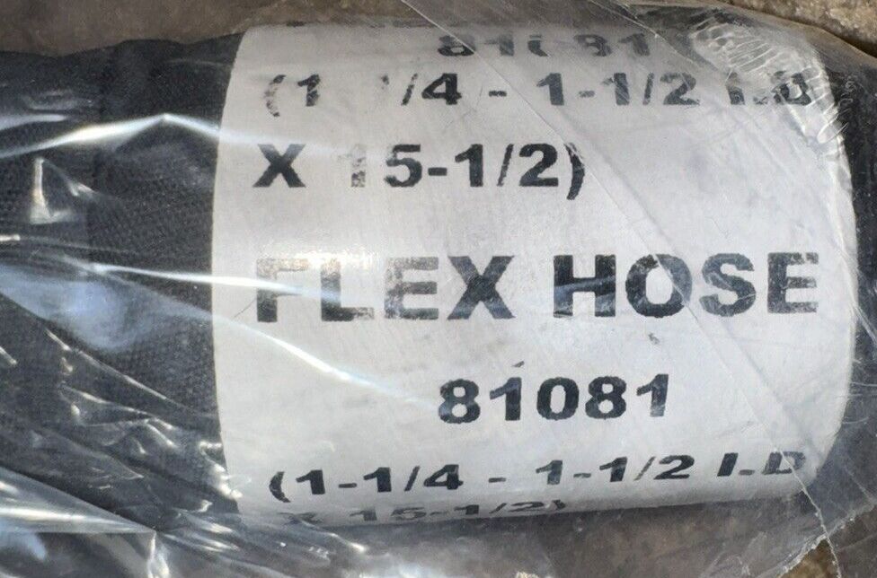 Dayco 81081 Flex Hose 1-1-4 X 15 1-2 – a piece of plastic wrapped in plastic wrap