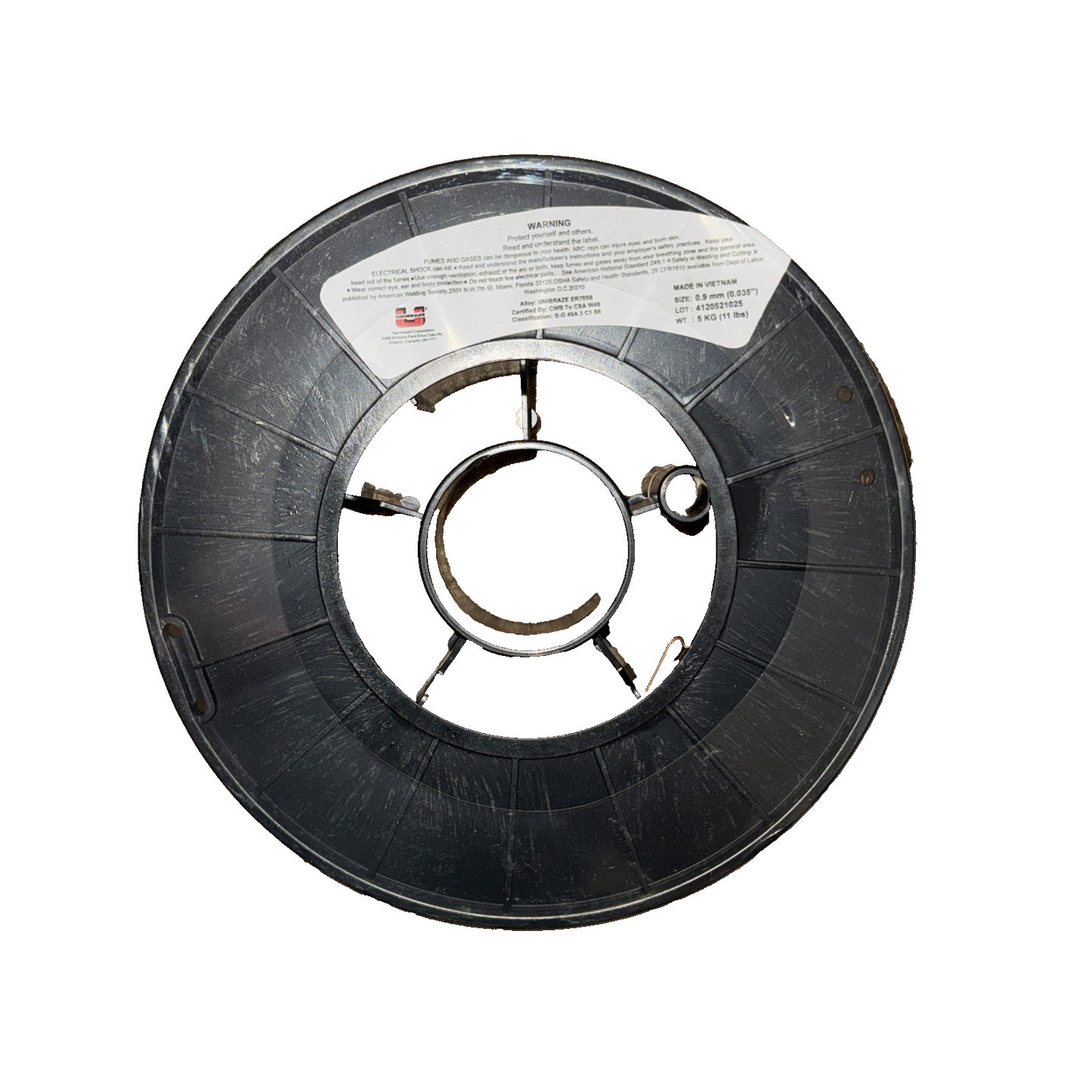 UNIBRAZE 0.9mm 5kg B8136 Welding Wire Spool Mig Brazing Wire