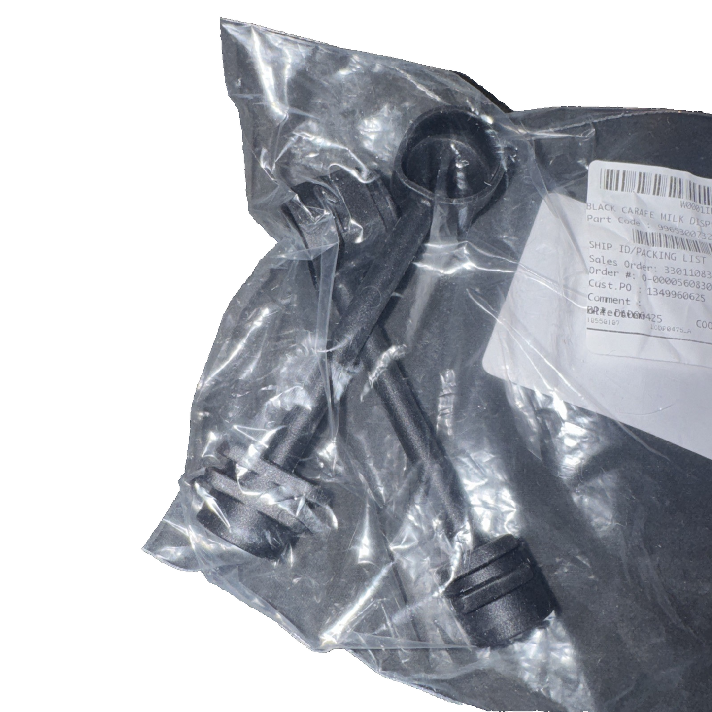 Saeco SAE996530073248 Black Carafe Milk Dispenser Tube 2 Pack