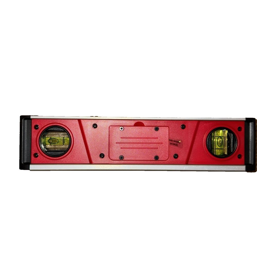 IP54 dust and waterproof digital level 10 inch, Unbranded – a red spirit level with a white background