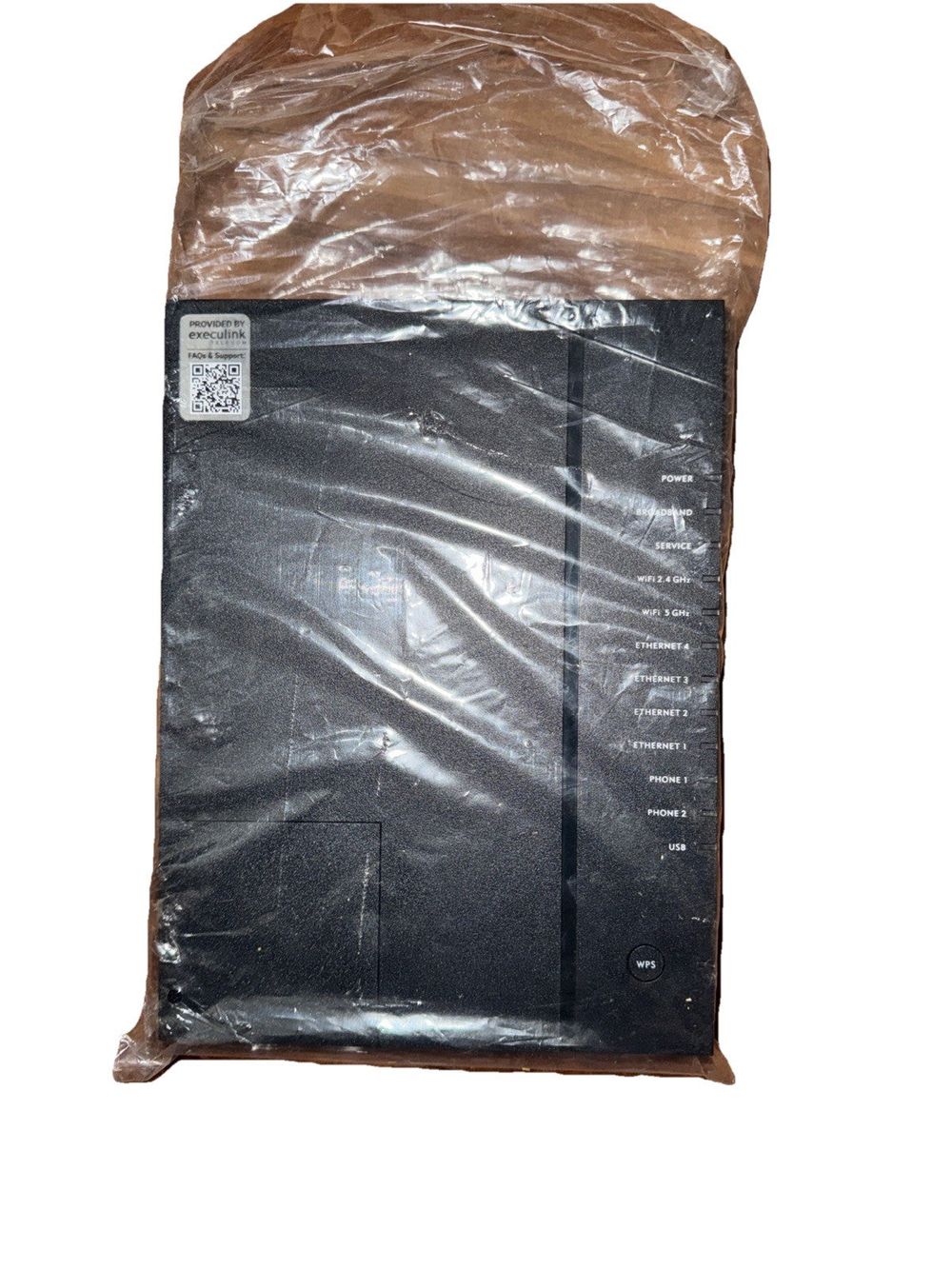 Calix Gigacenter 844E-1 Router No Cables – a bag of black plastic bags