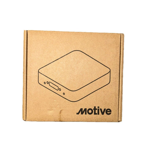 Motive LBB-6.6.4 CA-U Fleet Management System – a box with a black and white logo on it