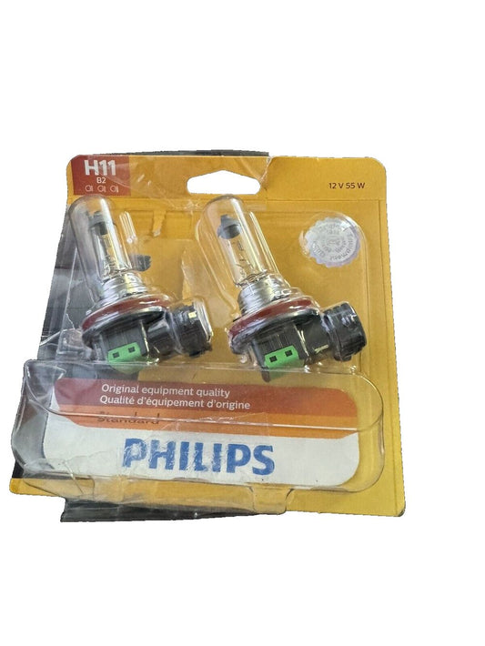 PHILIPS - 12362B2 H11 Standard Halogen Replacement Headlight Bulb, 2 Pack – philips h4 h4 h4 h4 h7 h7 h7 h7 h7