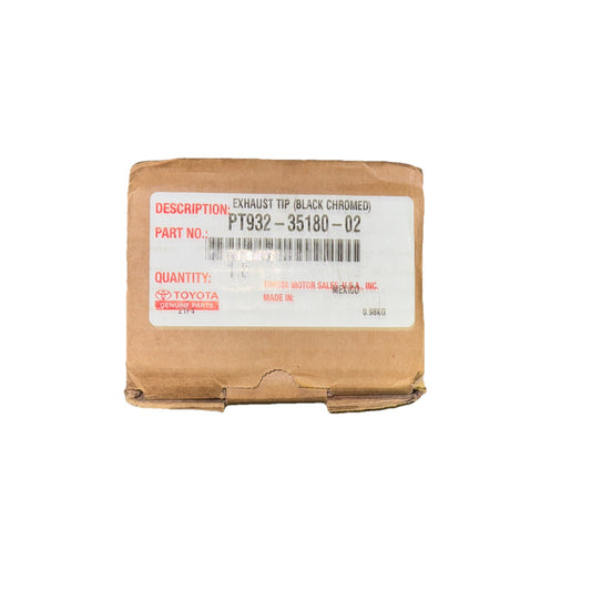 Exhaust Tip, Black Chrome - Toyota (PT932-35180-02)