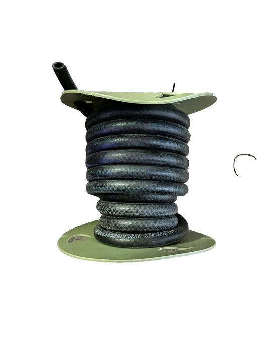 Barricade Fuel Injection Hose, Gates – a coil with a black and white snake on it