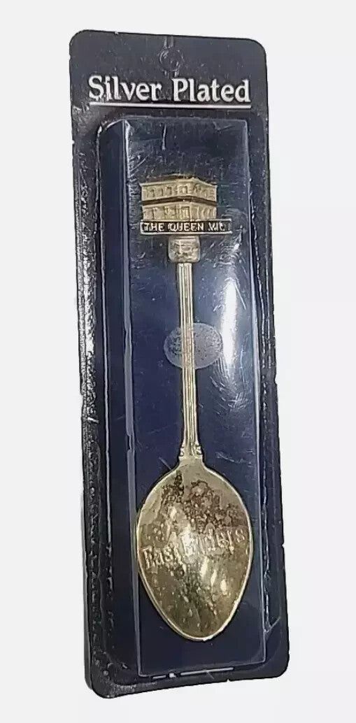Silver Plated The Queen Vic Collectors Spoon - Elegant Keepsake, DaveyDooDeals – silver plated spoon with gold plated handle