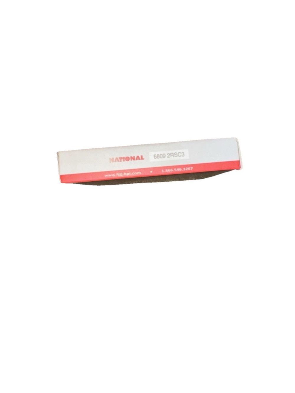 6809-2RSC3 Metric Ball Bearing 45x58x7mm, National – a white and red nail file with a white background