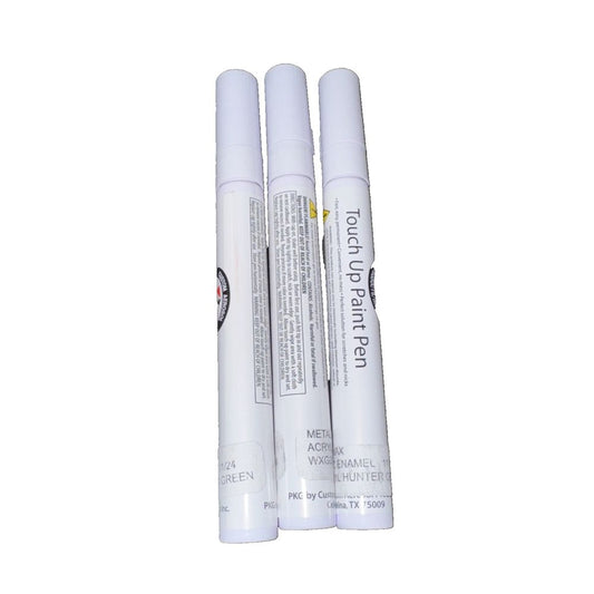 Metal Max Touch Up Paint Pen Acrylic Enamel Hunter Green 3 Pack, Custom Aerosol Products Inc – two white lips with a white background