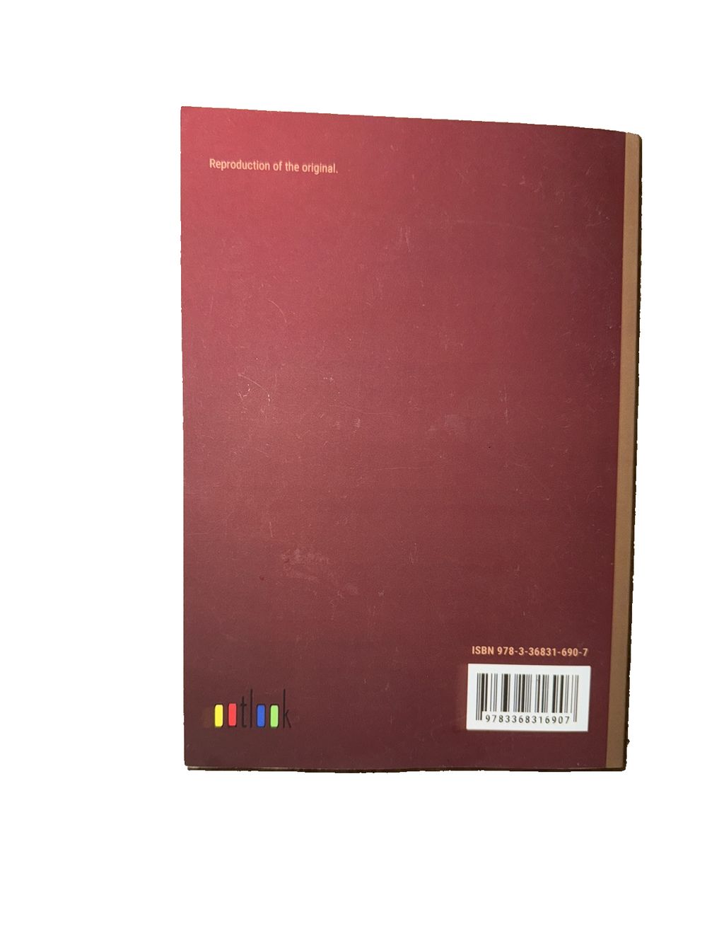 Clotel; Or, The President's Daughter: in large print, DaveyDooDeals – a red book with a white background