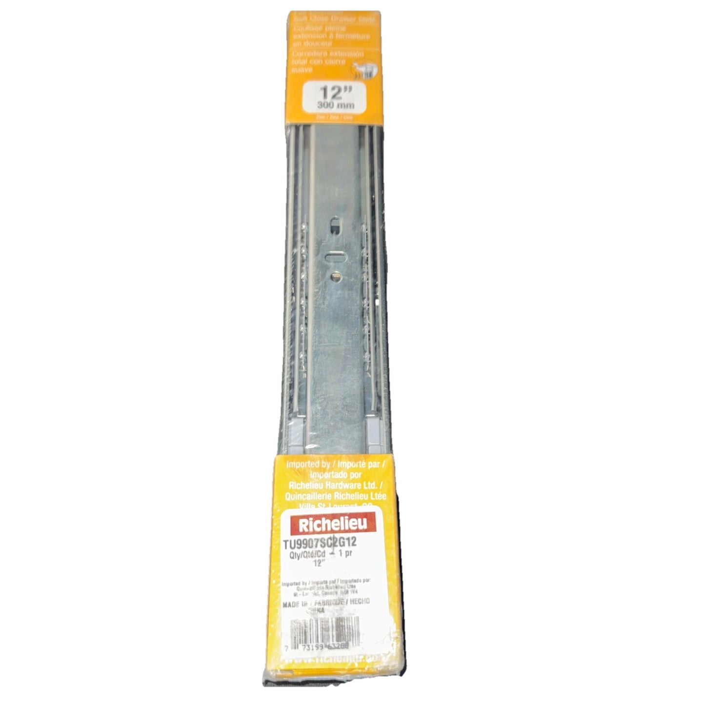 Onward TU997SC Series TU9907SC2G12 Drawer Slide, 75 LB