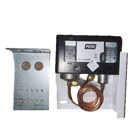 Johnson Controls Dual Pressure Control | SPST | 36" Capillary – a furnace with a heater and a hose