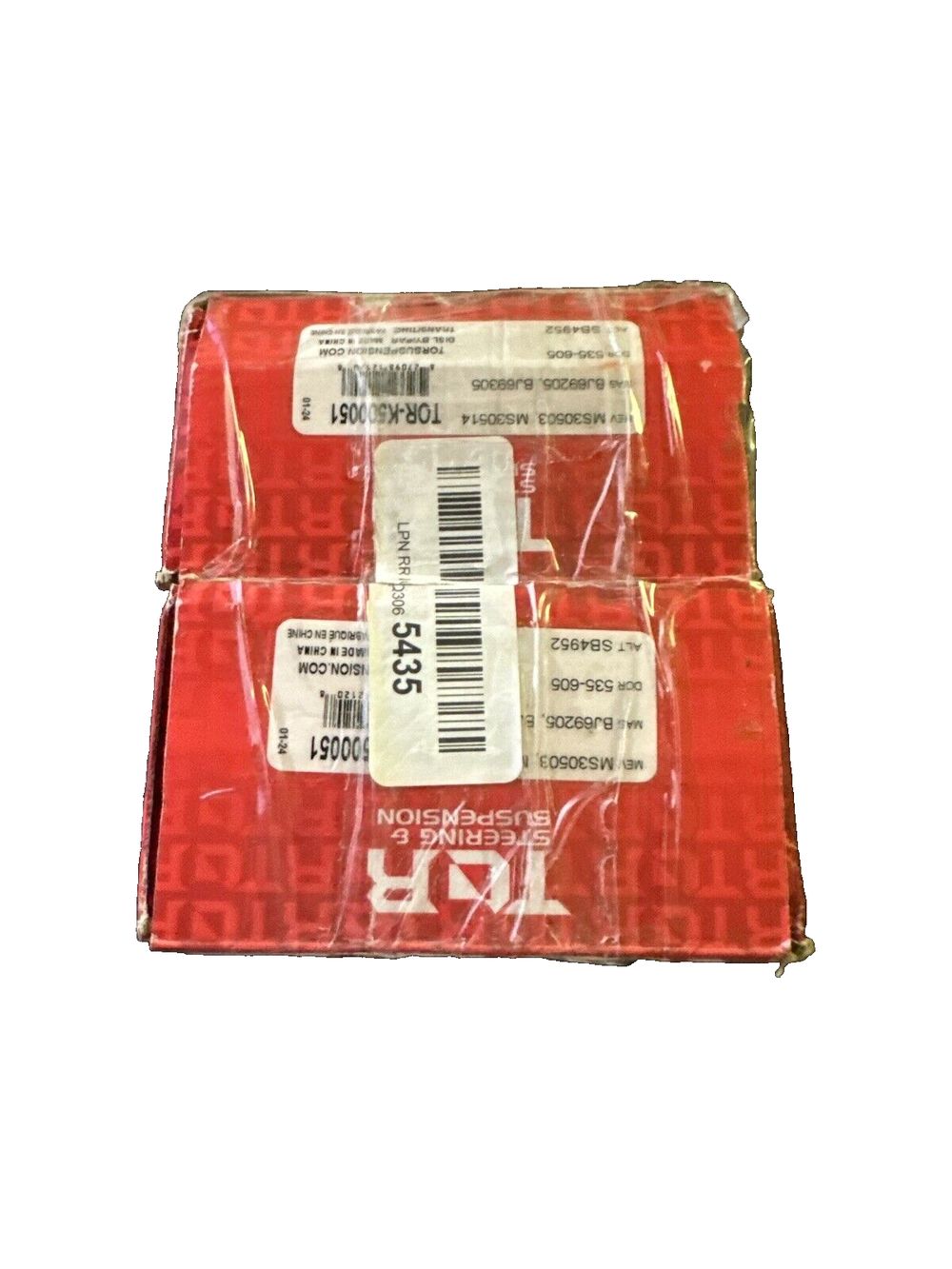 Front Lower Suspension Ball Joint TOR-K500051 Pair Replacement For Nissan Sentra – a red plastic bag with a white label on it