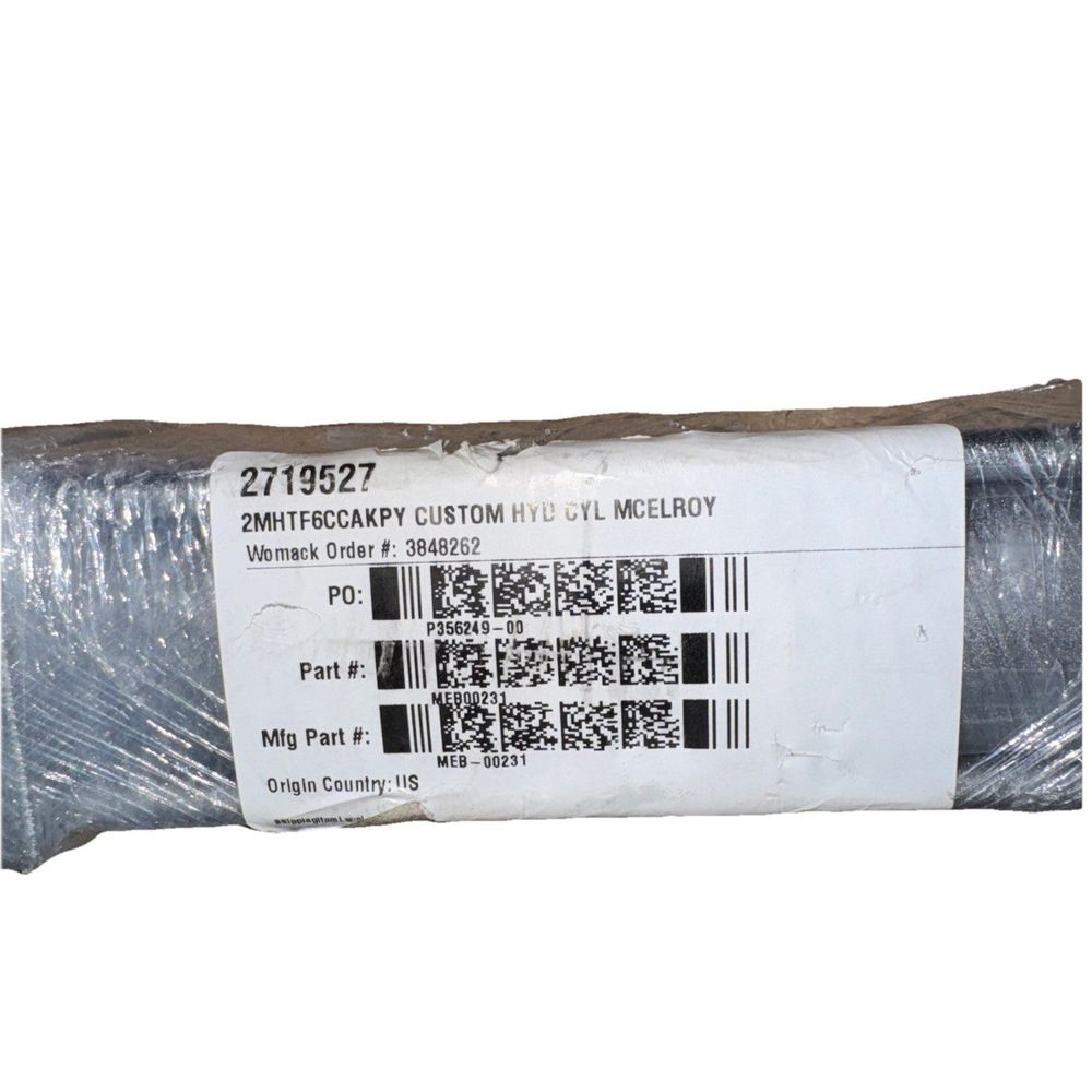 Hydraulic Cylinder 2Bx6Sx1R MEB00231, The Sheffer Corp – a roll of plastic wrap on a white background