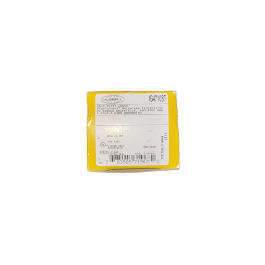 EdgeConnect Twist-Lock Series, Locking Devices, Single Receptacle IG4710ST