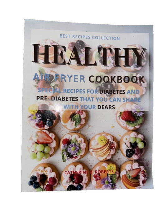 Healthy Air Fryer Oven Cookbook: Special Pre - Diabetic and Diabetic Snacks and, DaveyDooDeals – the book cover for healthy air fry cookbook