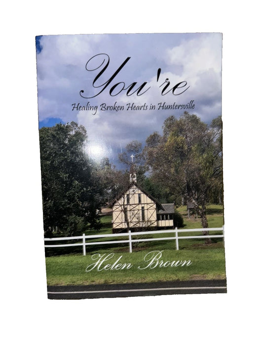 You're: Healing Broken Hearts in Huntersville, DaveyDooDeals – a book cover with the words you ' re, written in white letters