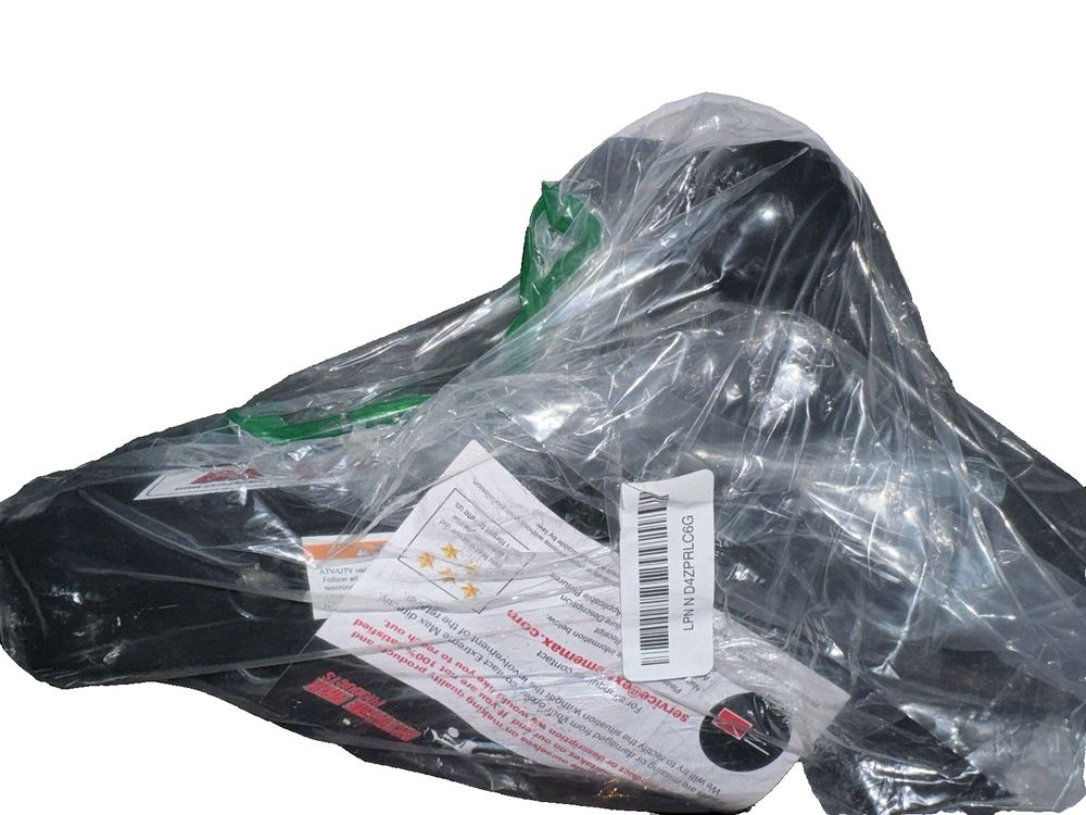 Extreme Max 5001.1383 3-in-1 ATV Ball Mount with 2" Ball - 2" Shank – a black plastic bag with a white label on it