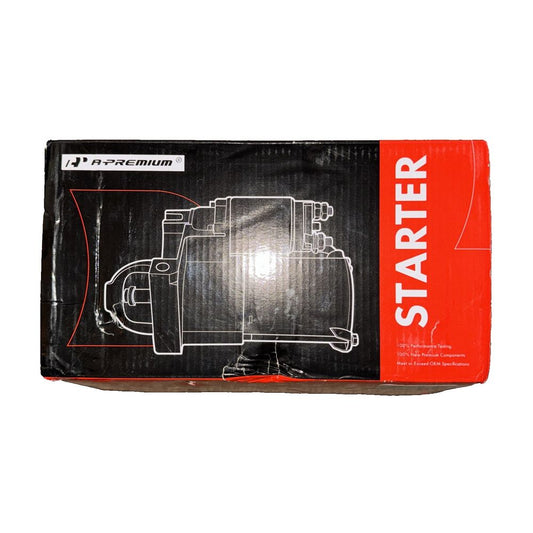 A-Premium Starter Motor Compatible with Ford Expedition, Excursion, F150 F250 F3 – a black bag with a white logo on it