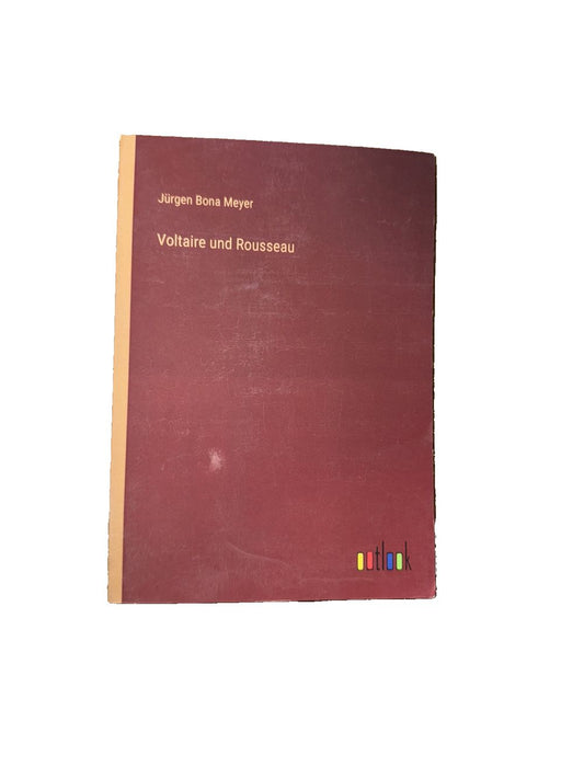 Voltaire und Rousseau, DaveyDooDeals – a book with a red cover and a yellow border