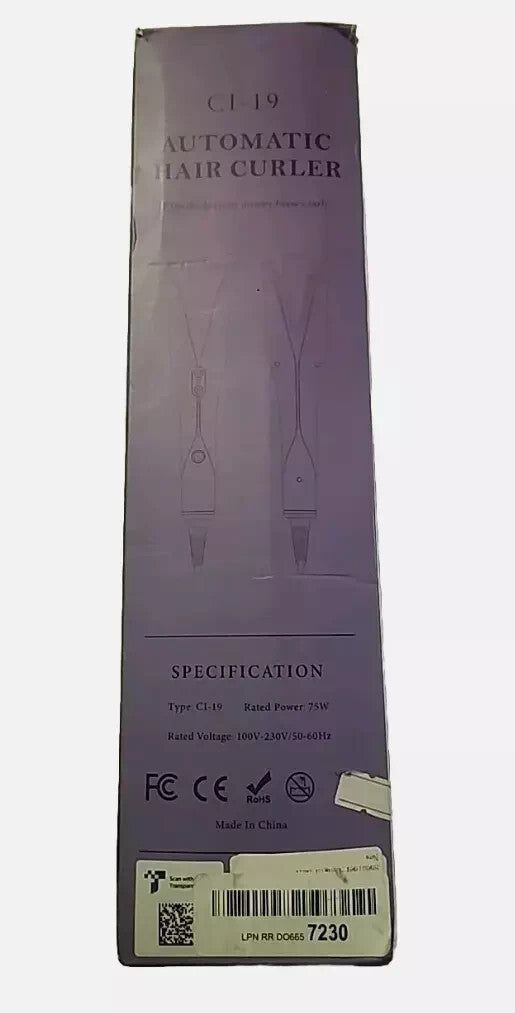 Automatic Hair Curler C1-19 - Effortless, Tangle-Free Styling Tool, Unbranded – a box of wine with a label on it