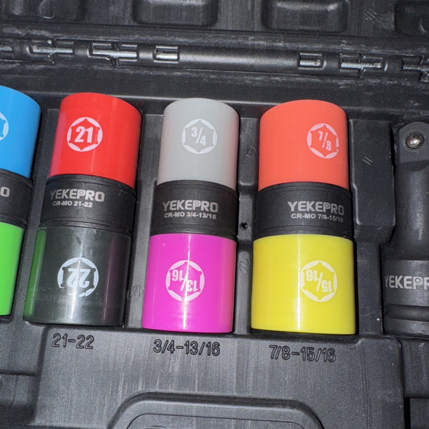 Yekepor 6-Pieces 1/2" Dr Lug Nut Socket Set W12206