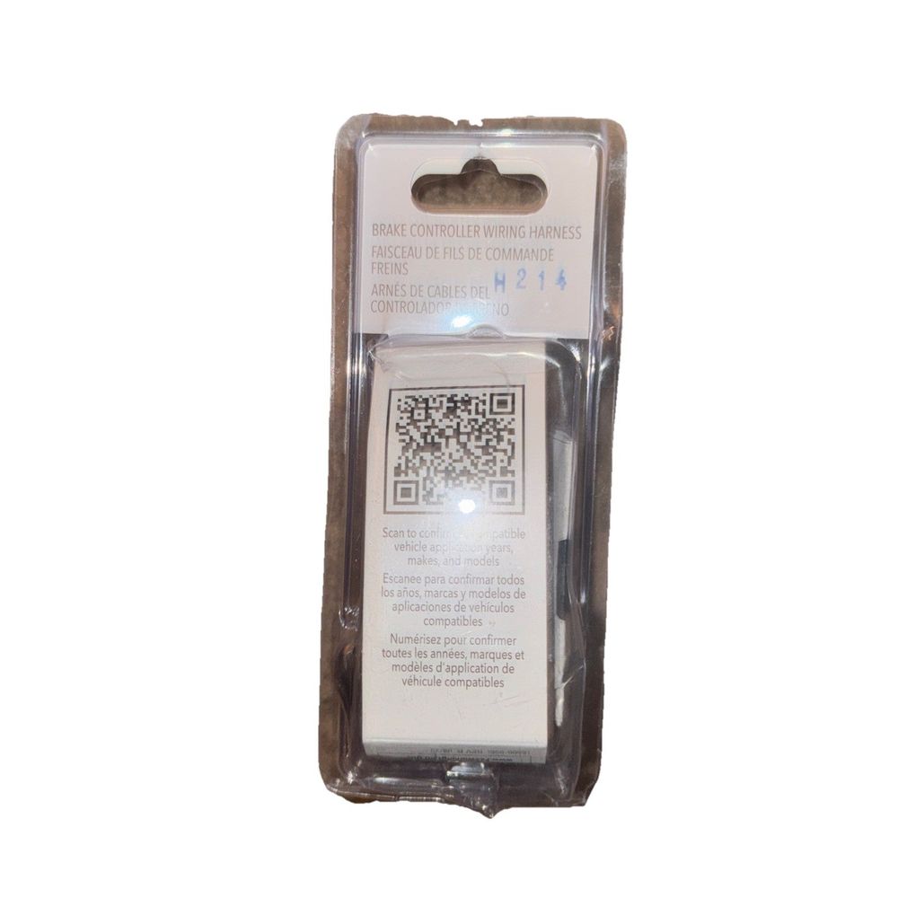 Tekonsha 302400: Custom Harness for Trailer Brake Controller – a white plastic card with a qr code