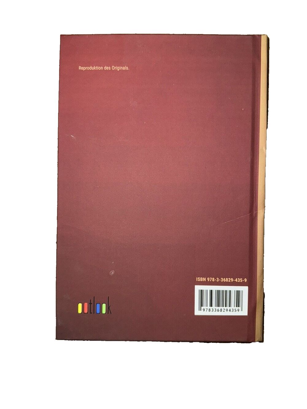 Da drauen vor dem Tore: in Grodruckschrift, DaveyDooDeals – a red hardcover book with a white background