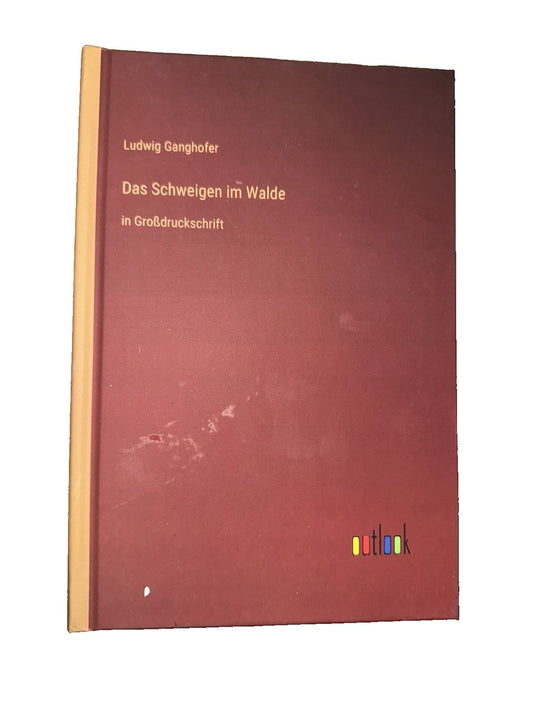 Das Schweigen im Walde: in Grodruckschrift, DaveyDooDeals – the book cover for the book, ' das schen in gren