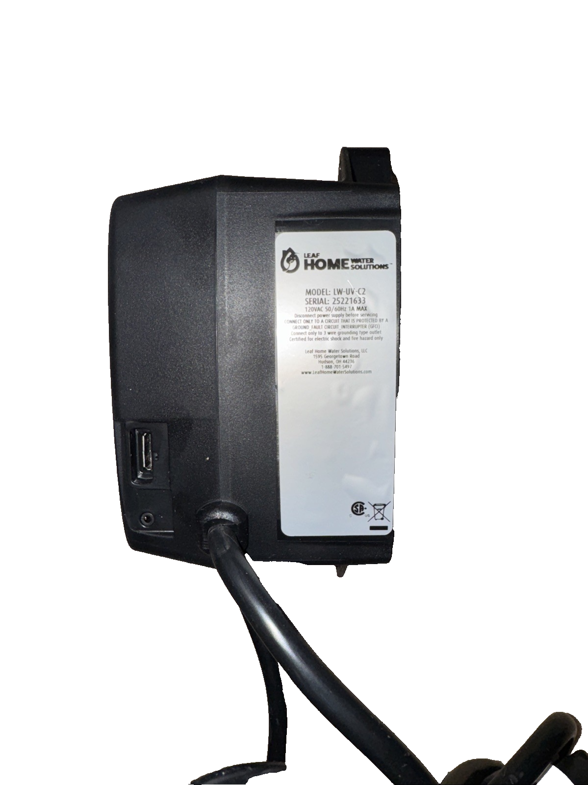 Leaf Home Water Solutions Ballast LW-UV-C2 Controller for LW5-UV-R1B series