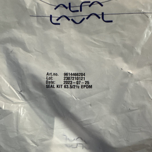 9614466204 Alfa Laval SEal Kit 63.5/2 1/2 EPDM