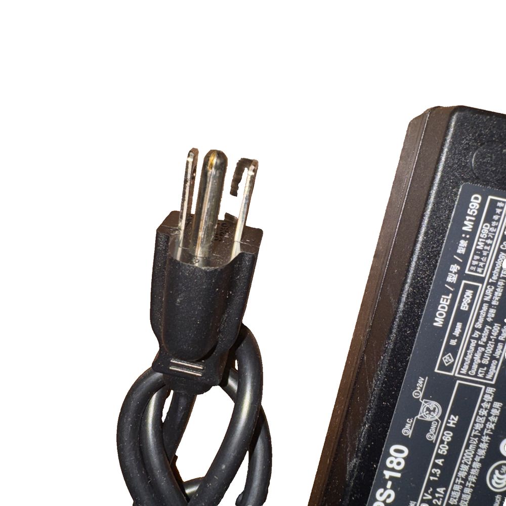 epson ps-180 Power Supply – a black power cord