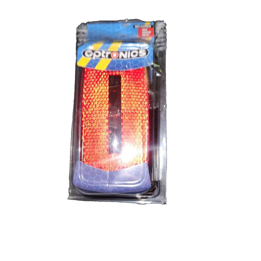 Optronics MC32RBS Mark Light Oval Black Base Red, DaveyDooDeals – a red light in a package