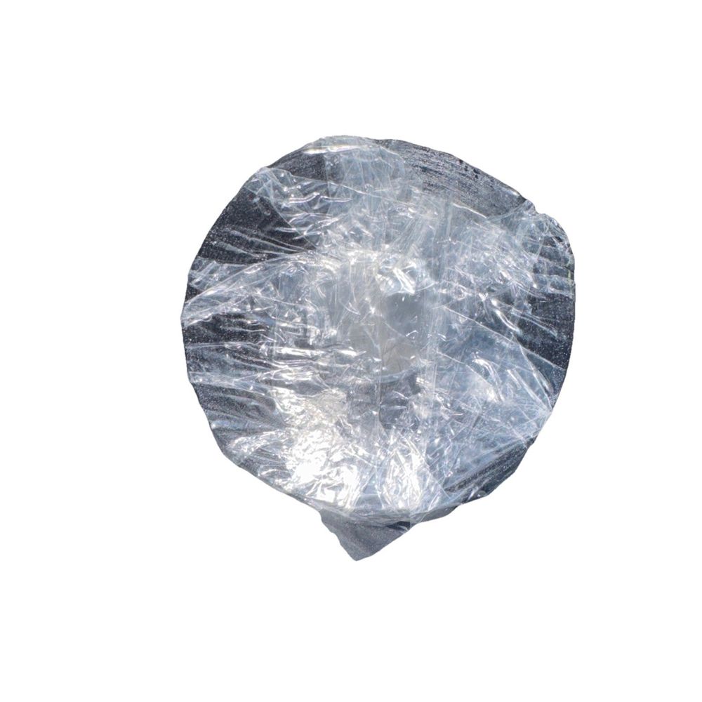 Advance AT7 PVC tape 50mm x 33m Black – a diamond cut in half - round shape