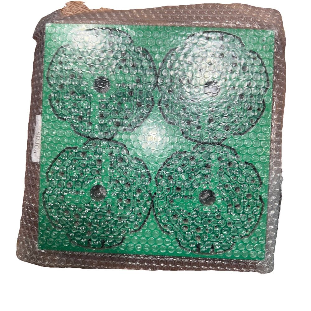 zone technologies Led 60 V9B Light Boards 26 Boards 4 Each Board, Zone Technoligies – a green and brown square with a pattern of circles