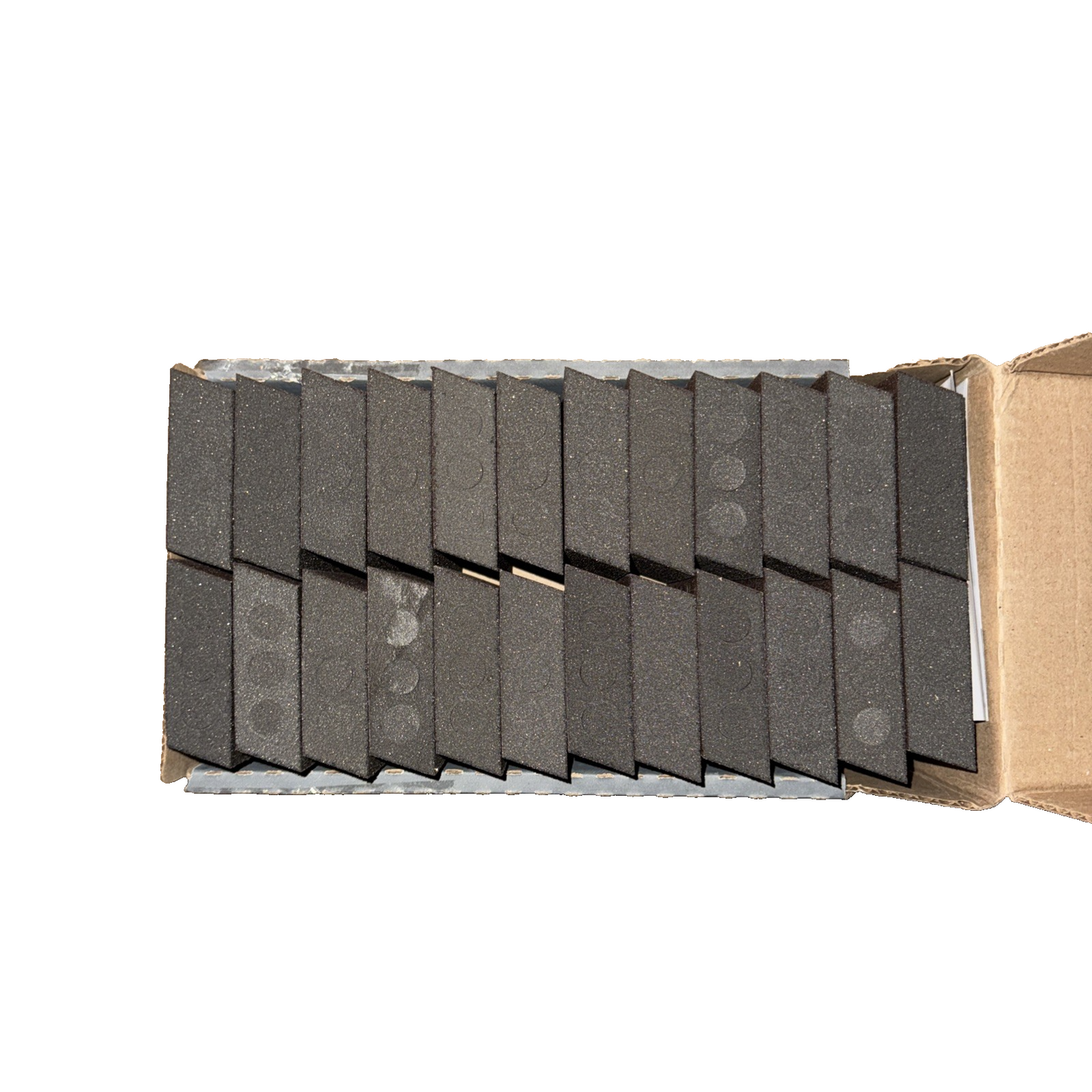 Dual Angle Drywall Sanding Sponge Block Medium/Fine Grit-Sponges Only,S1