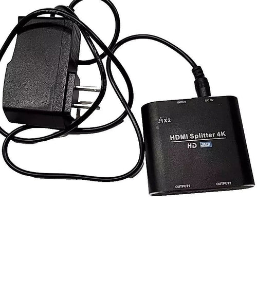HDMI Splitter 4K 1x2, High-Quality Video Output Hub for Dual Display, 4K Resolut, Unbranded – a usb to hdmik adapt