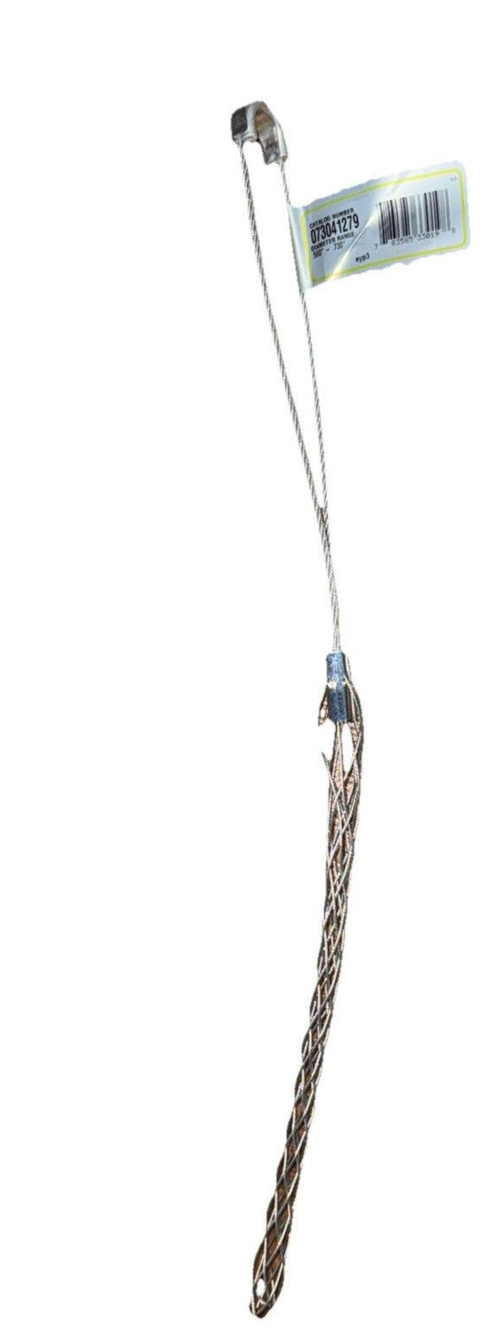 Bus Drop Support Grips, Single Eye, Wide Range, Galvanized Steel, 0.56-0.73", Unbranded – a metal stick with a bar on it