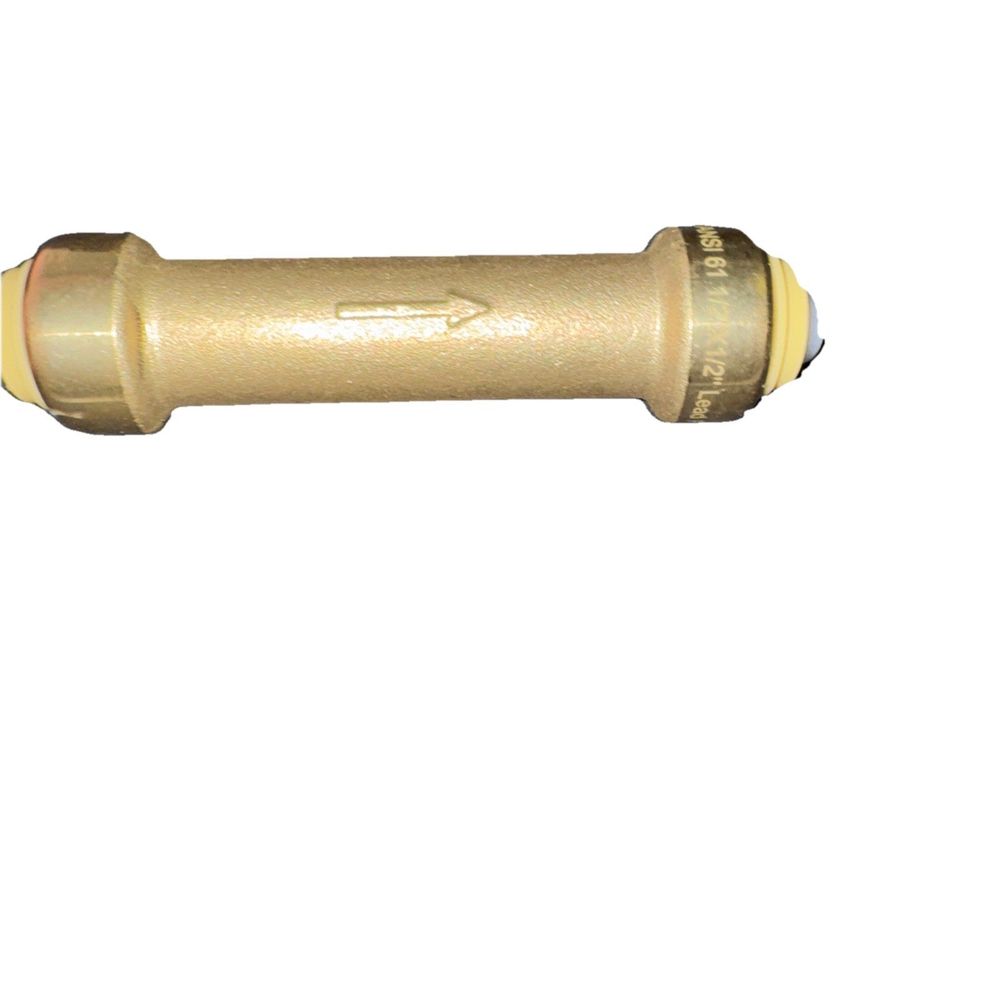 1 PC XFitting 1/2" x 1/2" Push Fit Check Valve – a brass fitting for a pipe
