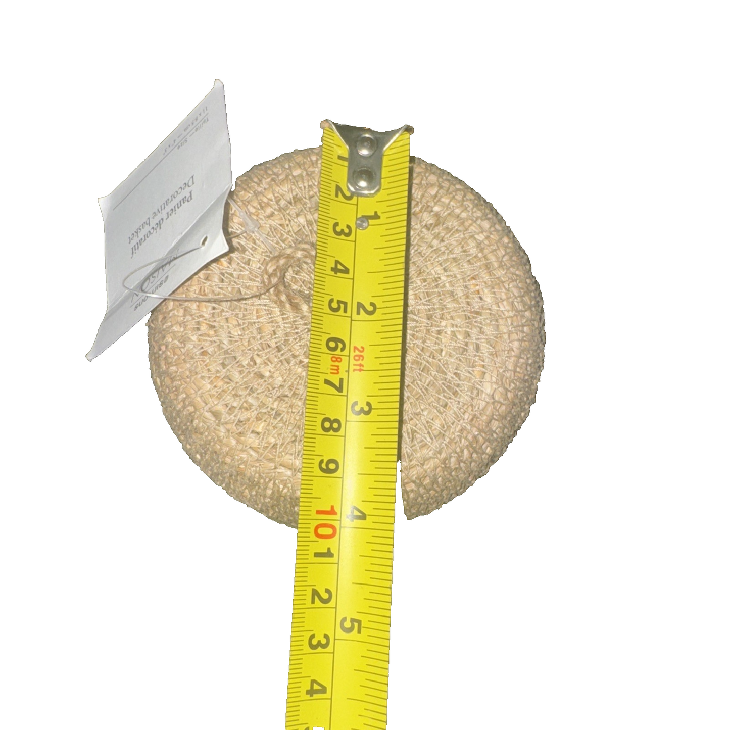 Simons Wicker Style Sea Grass Basket Desk Bowl With Lid