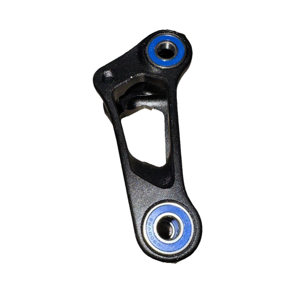 UL-FSA-661 Upper Link Kit (No Hardware), Unbranded – a black and blue bicycle stem with a white background